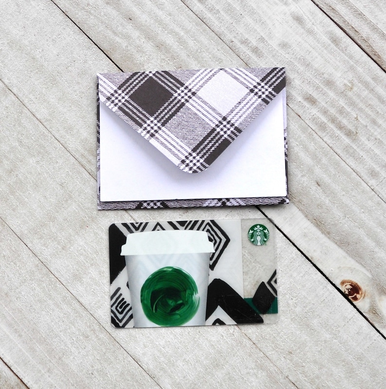 Blank Cards Small Stationery Assorted Plaid Mini Envelopes Plaid Note Cards Set of 28 Favor Cards Christmas Gift Enclosures