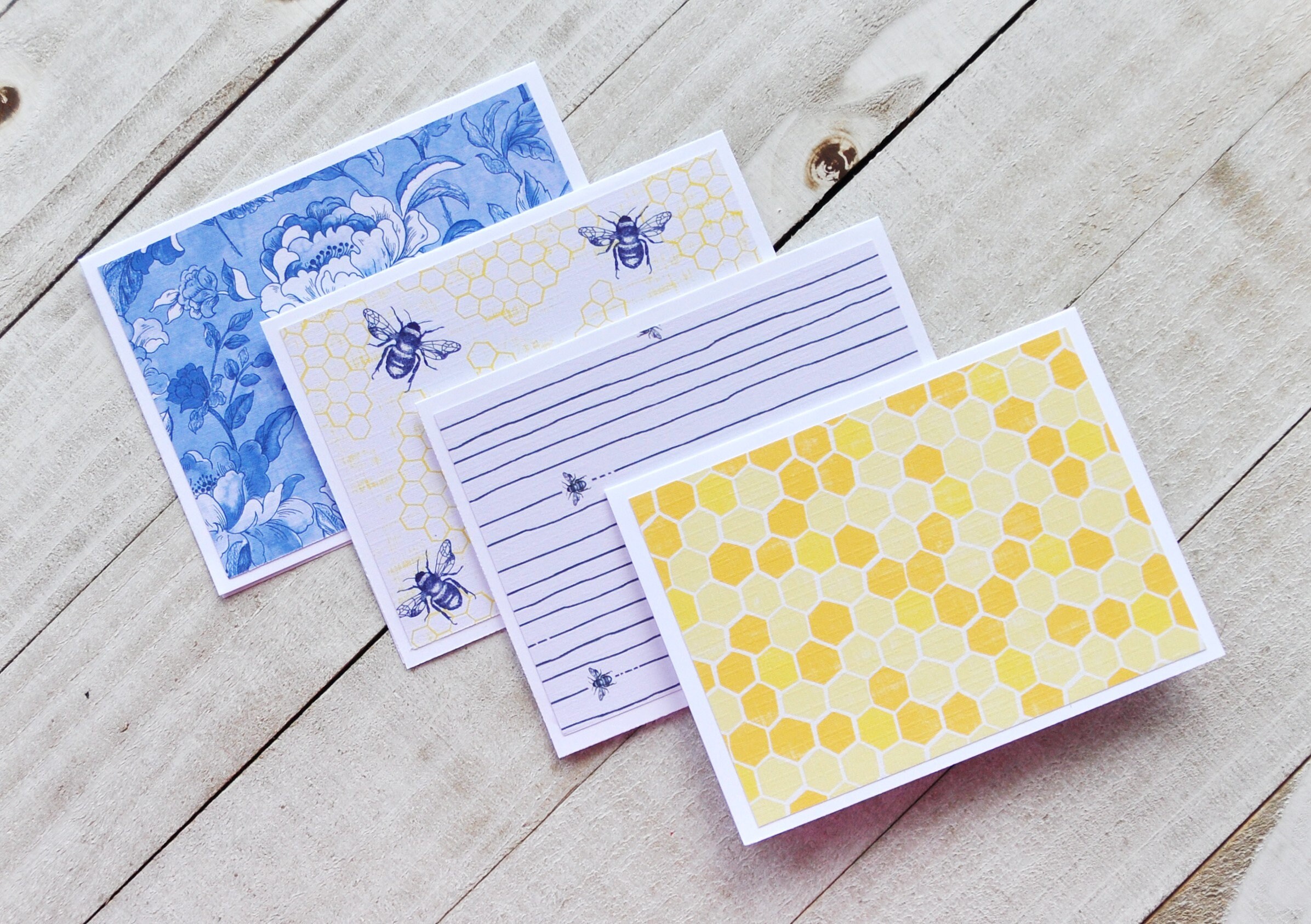 Assorted Bee Mini Cards, Blank Bee Cards, Bee Keeper Cards, Enclosure ...