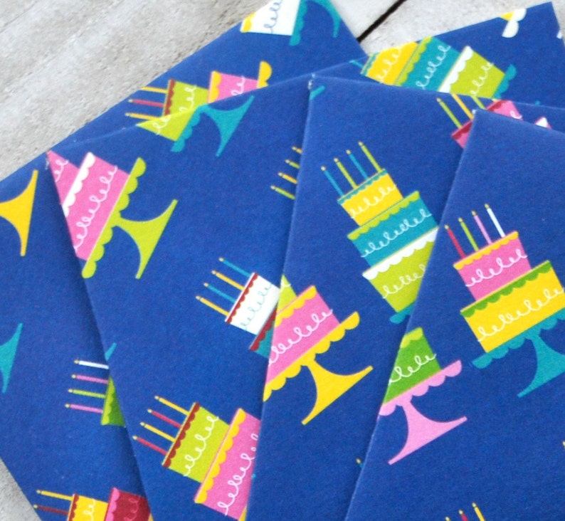 Birthday Mini Envelopes Enclosure Cards Birthday Note Cards Etsy