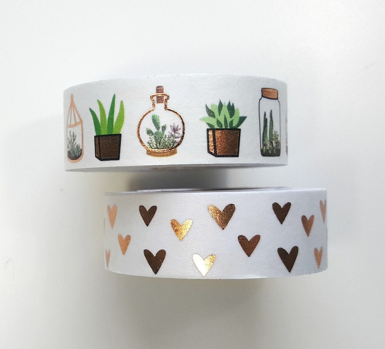 Cactus Washi Tape Succulent Washi Tape.