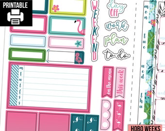 HOBONICHI WEEKS Printable Planner Stickers Weekly Kit Freeyour - Etsy