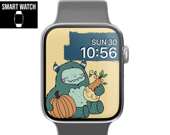 WATCH FACE | Fall Monster - Smart Watch Face Wallpaper