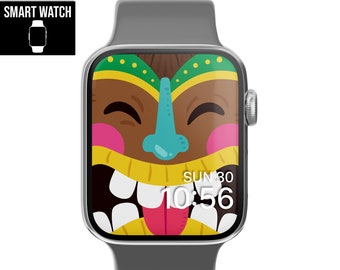 WATCH FACE | Tiki Party - Smart Watch Face Wallpaper