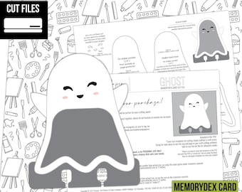 MEMORYDEX | Ghost - MemoryDex, Paper Piecing Digital Die Cut File