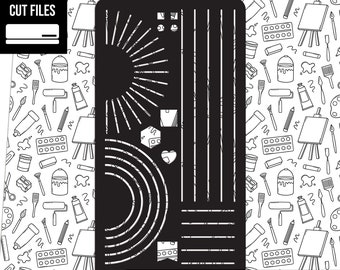 CUT FILE | Calendar Wheel Stencil