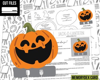 MEMORYDEX |Jack-O-Lantern - MemoryDex, Paper Piecing Digital Die Cut File