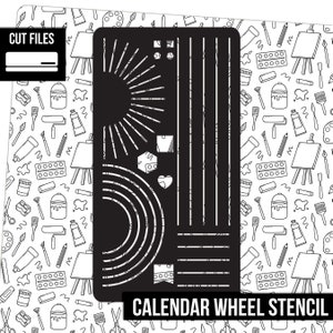 CUT FILE | Calendar Wheel Stencil