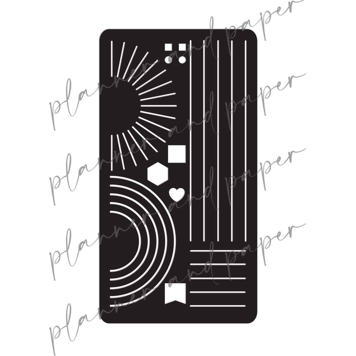 CUT FILE Calendar Wheel Stencil Etsy
