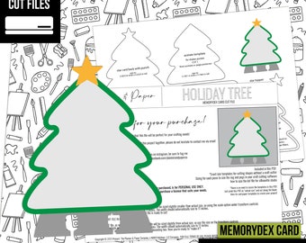 MEMORYDEX |Holiday Tree - MemoryDex, Paper Piecing Digital Die Cut File