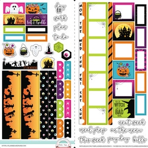 PRINTABLE Hocus Pocus Hobonichi Weeks Weekly Planner Sticker Kit - Etsy