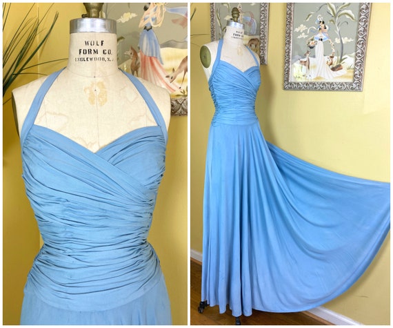 vintage 1940s gown set // RARE early Ceil Chapman
