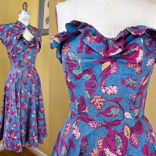 40s Vintage Dress - Etsy