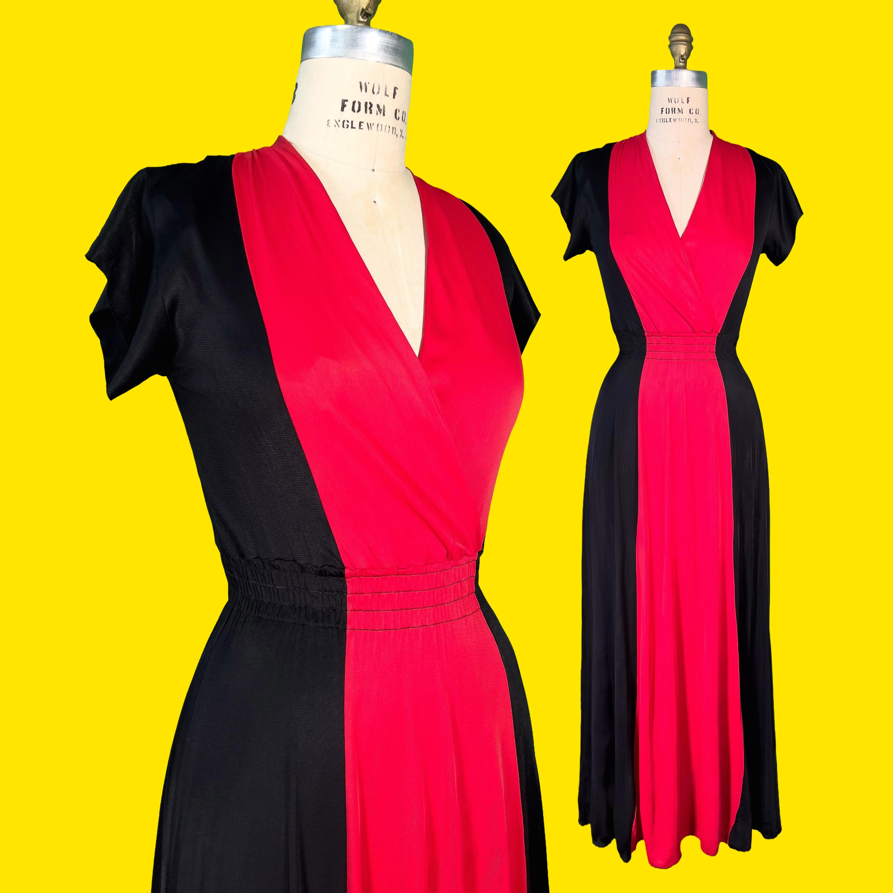 Burgundy 1950s Dress - Etsy
