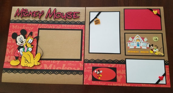Disney Scrapbooking Paper, Mickey Mouse Stickers, Disneyland