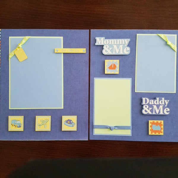 Mommy and Me Scrapbook Pages - Etsy