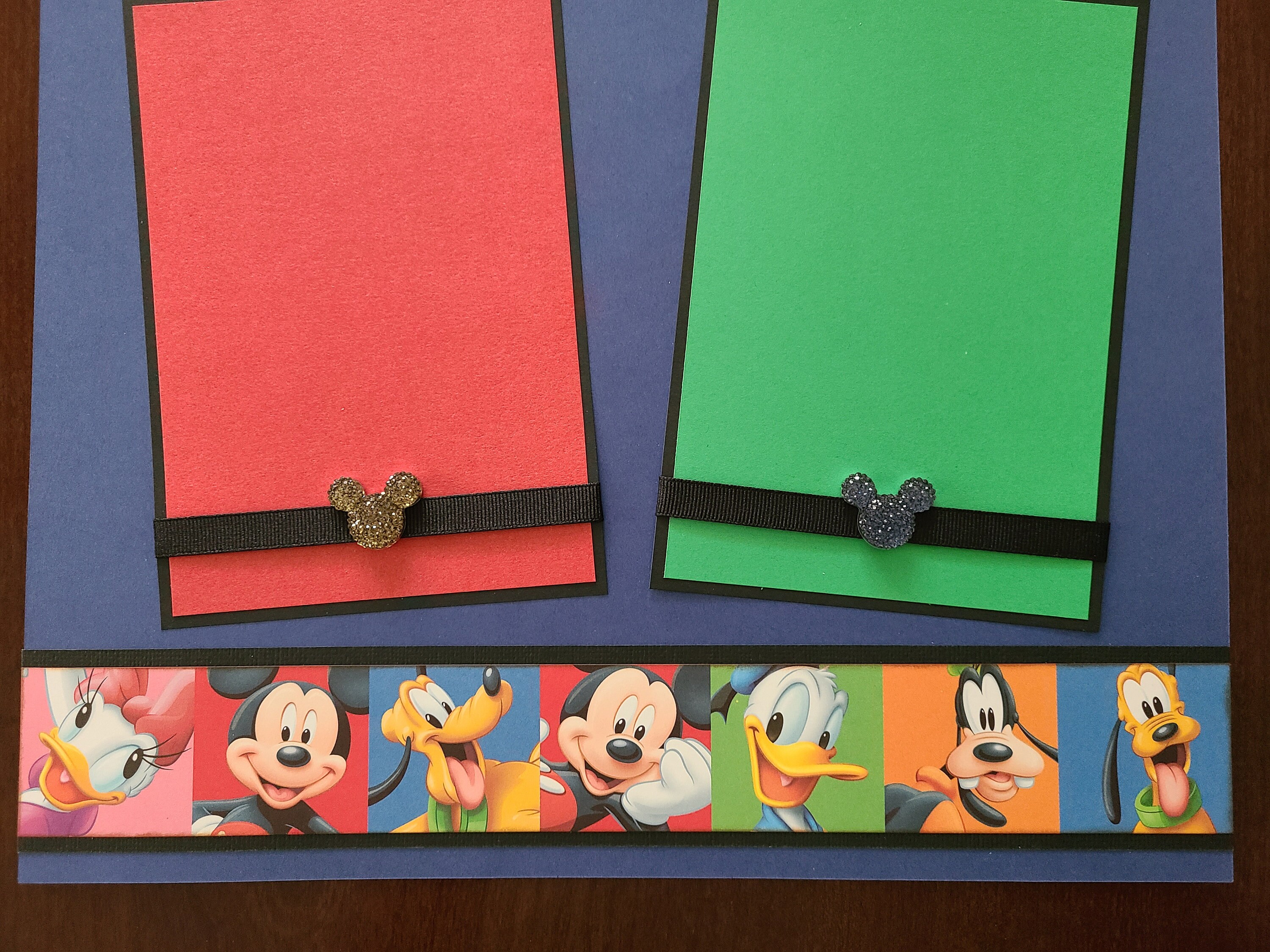 Disney Classic Mickey Mouse Scrapbook Paper 12x12 Sheet - 015586926026