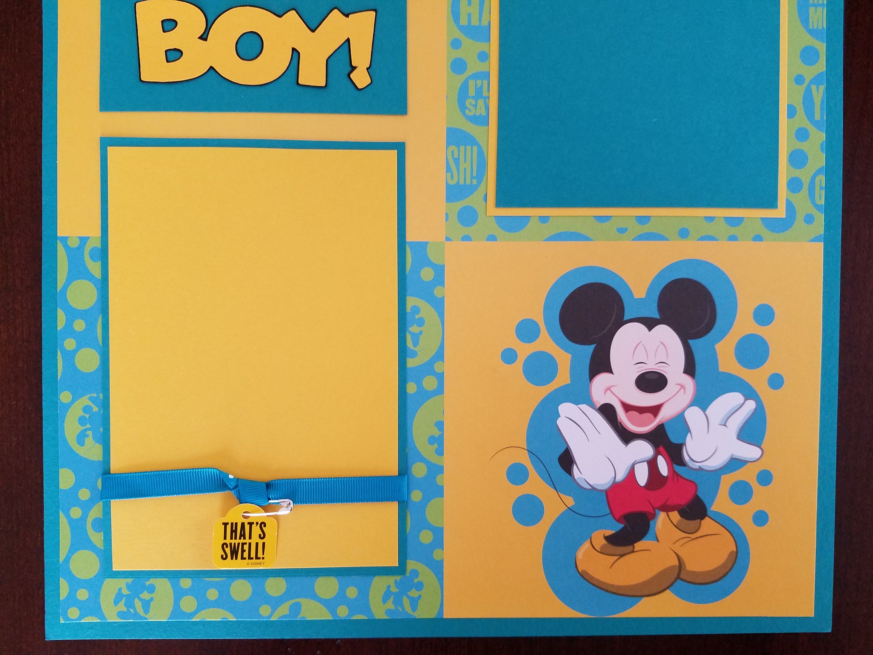 Mickey and Friends Disney Themed 12 x 12 Scrapbook