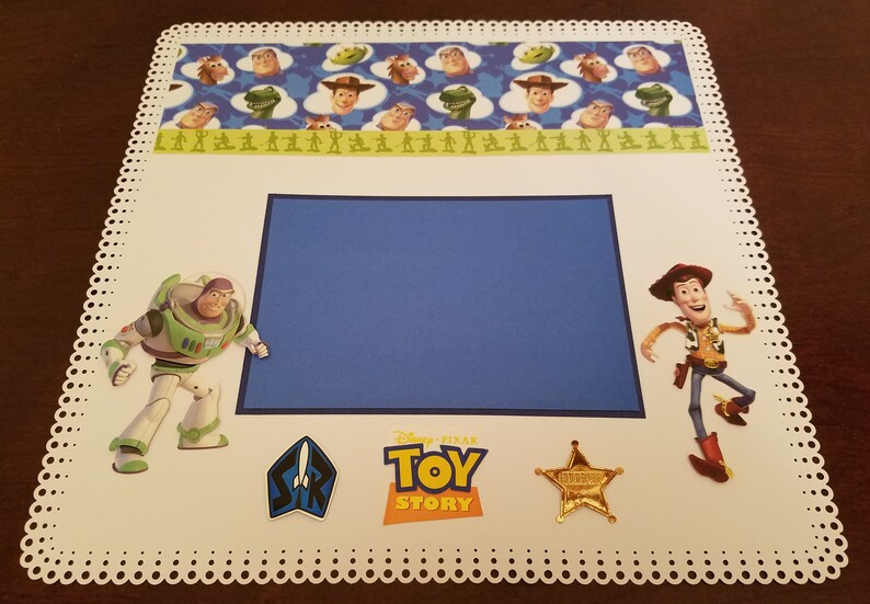 Disney Pixar Toy Story Scrapbook Layout Premade 2 Page 12 X 12
