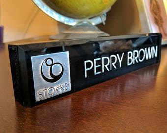 Acrylic Desk Name Plate Gift For Her Teacher Gift Home Etsy