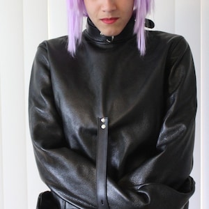 Real Cow Leather Straight Jacket Restraint Armbinder