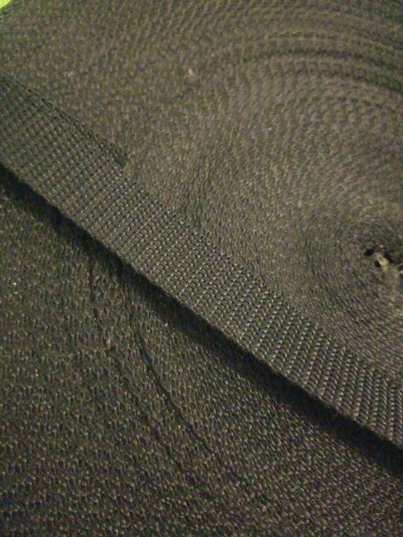 3/4 inch nylon webbing straps 10yards black Etsy