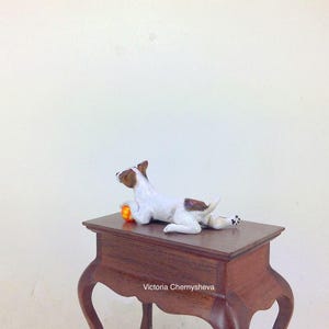 Dollhouse miniature 1/12th jack russell hand sculpt dolls  Etsy