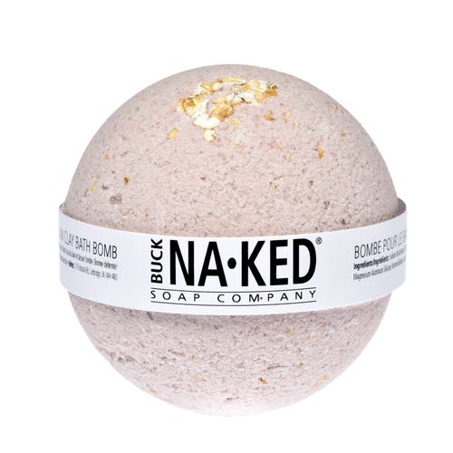 Purple Clay Bath Bomb Natural Bath Bomb Bath Fizzy Oatmeal Etsy