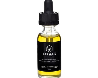 Natural Beard Growth Oil - growth formula, beard growth, beard, beard oil, omega beard oil, face oil, men's care, grooming, men's grooming