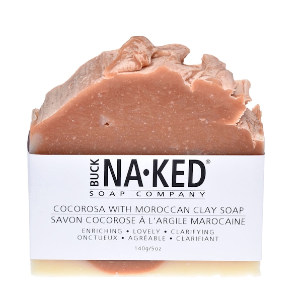 Natural Soap CocoRosa w/ Moroccan Red Clay Soap - Soap, Vegan Soap, Handcrafted Soap, Clay Soap, Cold Process Soap, Glycerin Soap, Soap