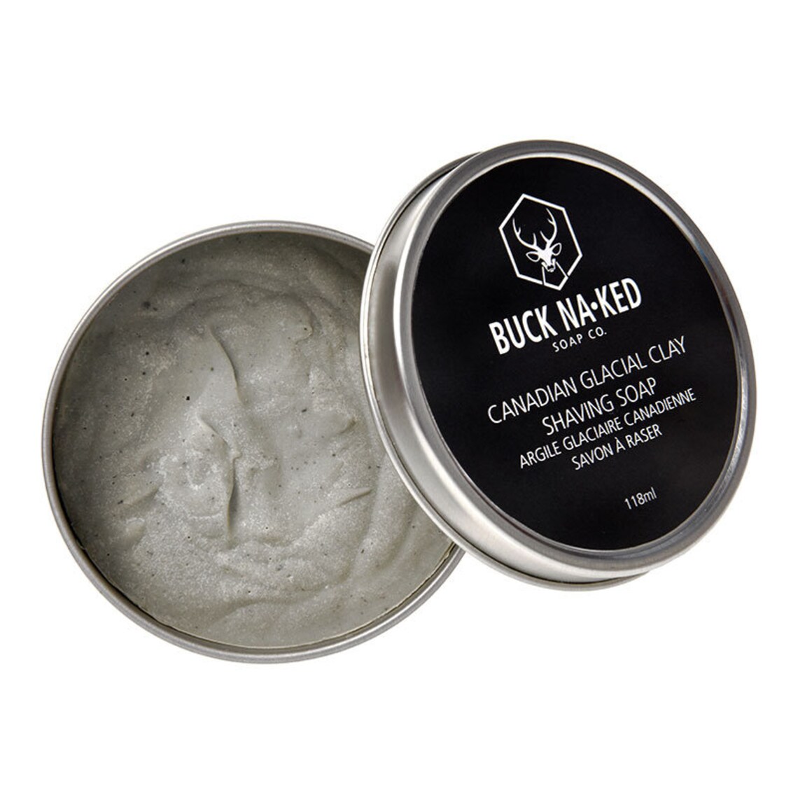 Natural Canadian Glacial Clay Shaving Soap Shaving Soap, Shaving, Wet