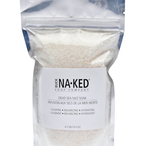 Dead Sea Bath Salt Soak 14 floz - All Natural Bath Salt, Dead Sea Bath Salt, Detox Bath Salt, Relaxing Bath Salt, Pure Bath Salt, Handmade