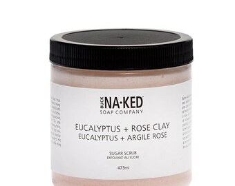 Eucalyptus + Pink Clay Sugar Scrub