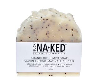 Jabón Natural Jabón de Arándano y Menta - Jabón, Jabón Vegano, Jabón de Menta, Jabón Exfoliante, Jabón de Proceso en Frío, Jabón, Jabón de Glicerina