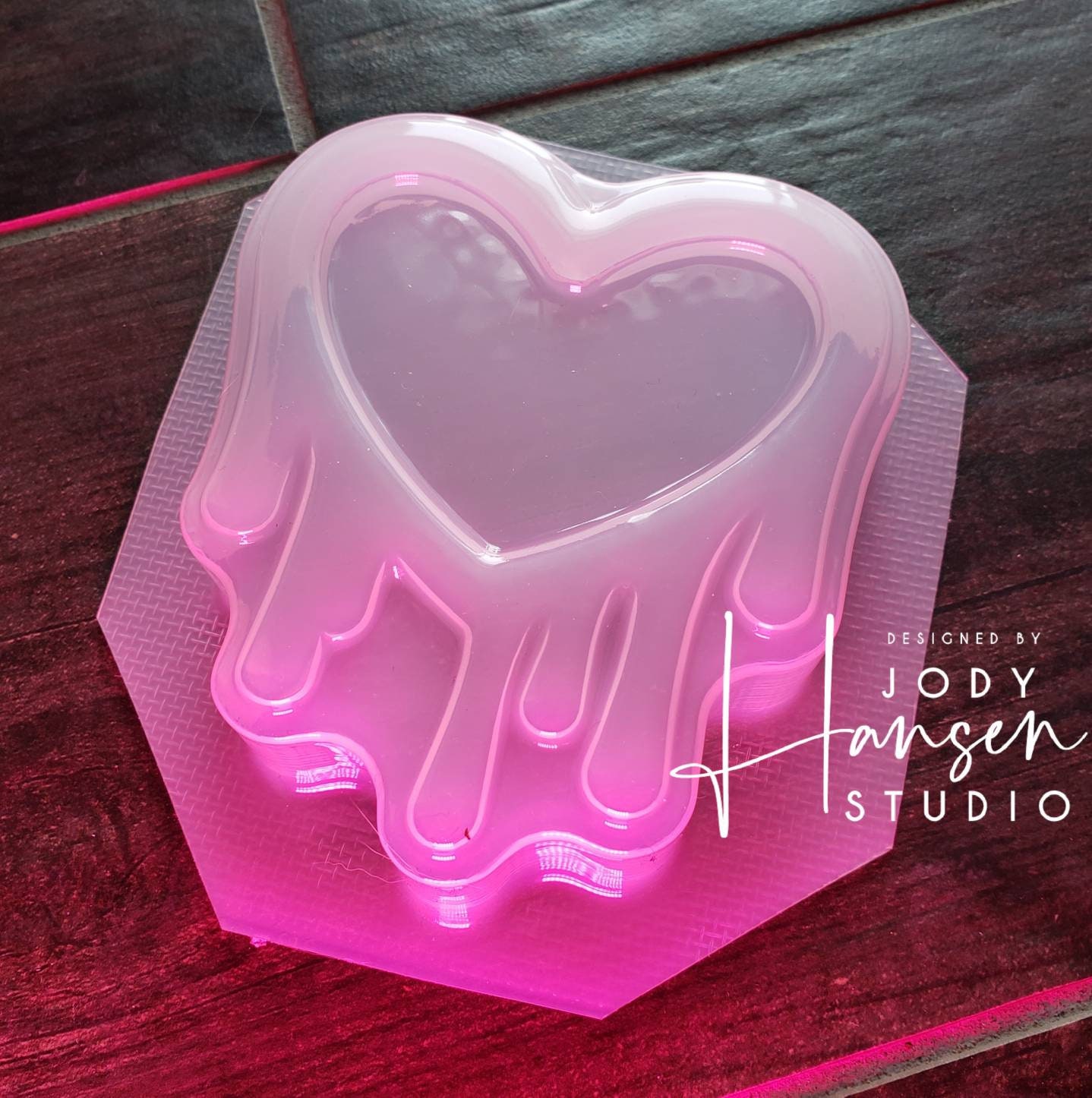 Heart Teardrop Small Silicone Soap Mold 4001 - Wholesale Supplies Plus