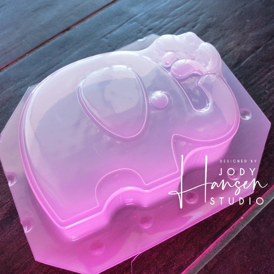 Baby Elephant Mold Bath Bomb Mold Soap Mold Wax Mold Plastic Mold