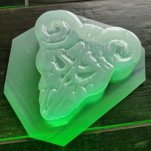 Satanic Guitar Pick Mold | Bath Bomb Mold | Soap Mold | Wax Mold | Plastic Mold | Chocolate Mold | Halloween Mold | Satan Mold