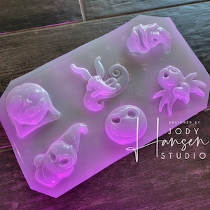 Small Jack Head Pallet Mold | Small Mold | Soap Mold | Wax Mold | Resin Mold | Jewelry Mold | Halloween Mold | Horror Mold |