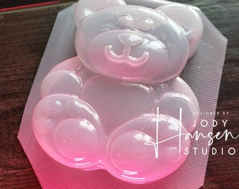 Teddy Bear Mold | Bath Bomb Mold | Soap Mold | Wax Mold | Plastic Mold | Chocolate Mold | Bear Mold | Stuffed Bear Mold