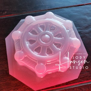 Pirate Ship Wheel Mold | Bath Bomb Mold | Soap Mold | Wax Mold | Plastic Mold | Chocolate Mold | Pirate Mold | Treasure Mold