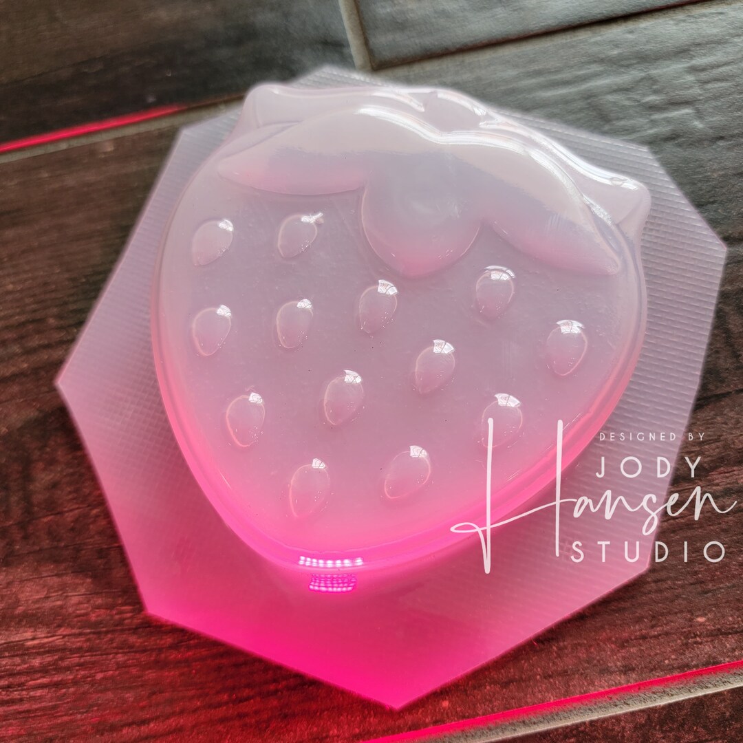 Strawberry Mold Bath Bomb Mold Soap Mold Wax Mold Plastic Mold
