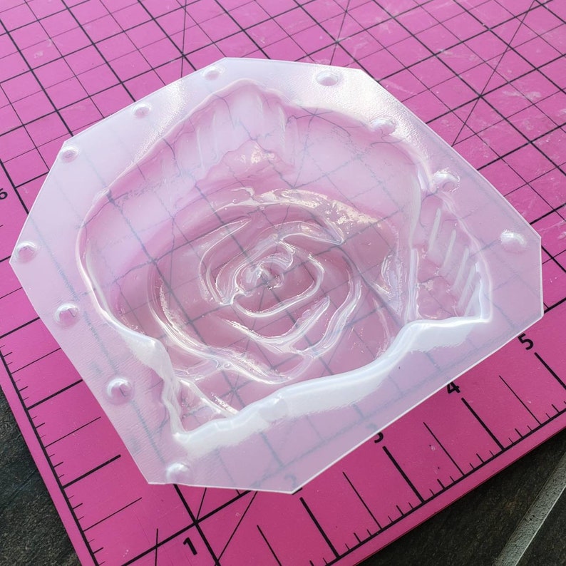 Rose Mold Bath Bomb Mold Soap Mold Wax Mold Plastic Etsy