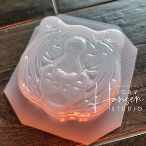 Tiger Mold | Bath Bomb Mold | Soap Mold | Wax Mold | Plastic Mold | Chocolate Mold | Tiger King Mold | Animal Mold | Jungle Mold | Cat Mold