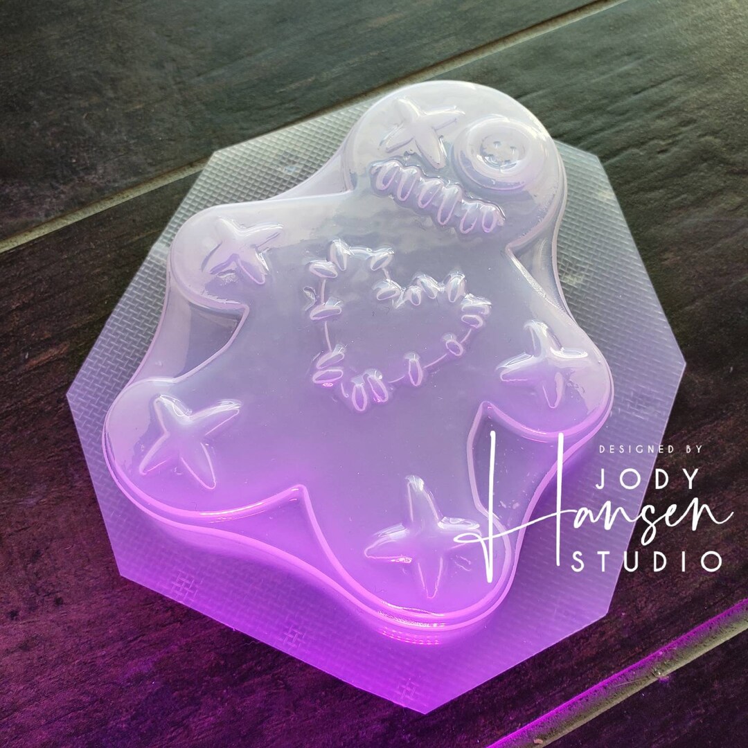 Voodoo Gingerbread Man Mold Bath Bomb Mold Soap Mold Wax Etsy