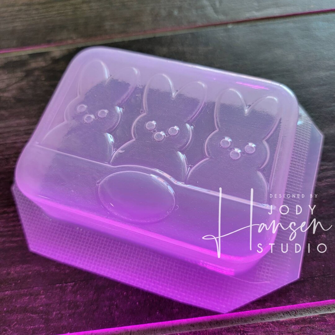 Marshmallow Bunnies Bath Bomb Mold Bath Bomb Mold Soap Etsy