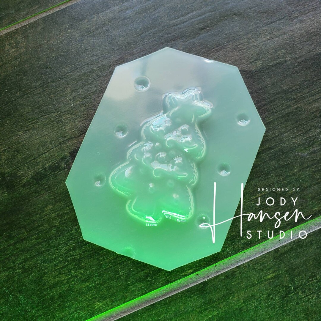 Christmas Tree Mold Small Mold Soap Mold Wax Mold Resin Mold Jewelry