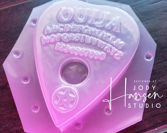 Planchette Mold | Bath Bomb Mold | Soap Mold | Wax Mold | Plastic Mold | Chocolate Mold | Halloween Mold | Ouija Mold | Vacuum Form Mold