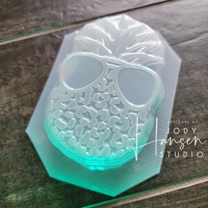Cheetah Pineapple Mold | Bath Bomb Mold | Soap Mold | Wax Mold | Plastic Mold | Chocolate Mold | Fruit Mold | Summer Mold | Cheetah Mold