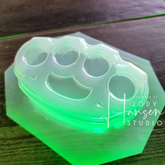 Brass Knuckles Mold Bath Bomb Mold Soap Mold Wax Mold Etsy