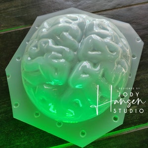XL Brain Mold | Bath Bomb Mold | Soap Mold | Wax Mold | Plastic Mold | Chocolate Mold | Halloween Mold | Zombie Mold