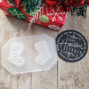 Christmas Stocking Pallet Mold | Small Mold | Soap Mold | Wax Mold | Resin Mold | Jewelry Mold | Christmas Mold